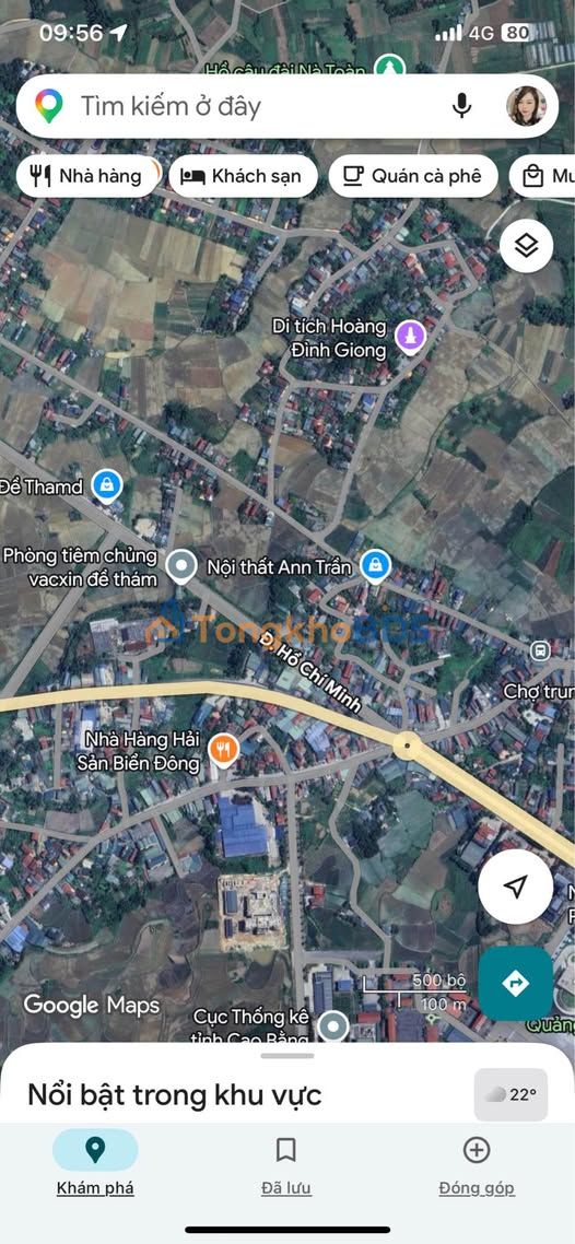 Đất nền 750m² mặt tiền 12m, hướng Đông Nam, Xã Thể Dục, Nguyên Bình - Giá đầu tư