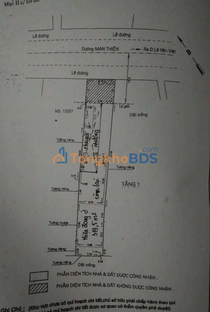 Mặt Tiền Man Thiện - 319m² Kinh Doanh Đỉnh Cao - 24 Tỷ
