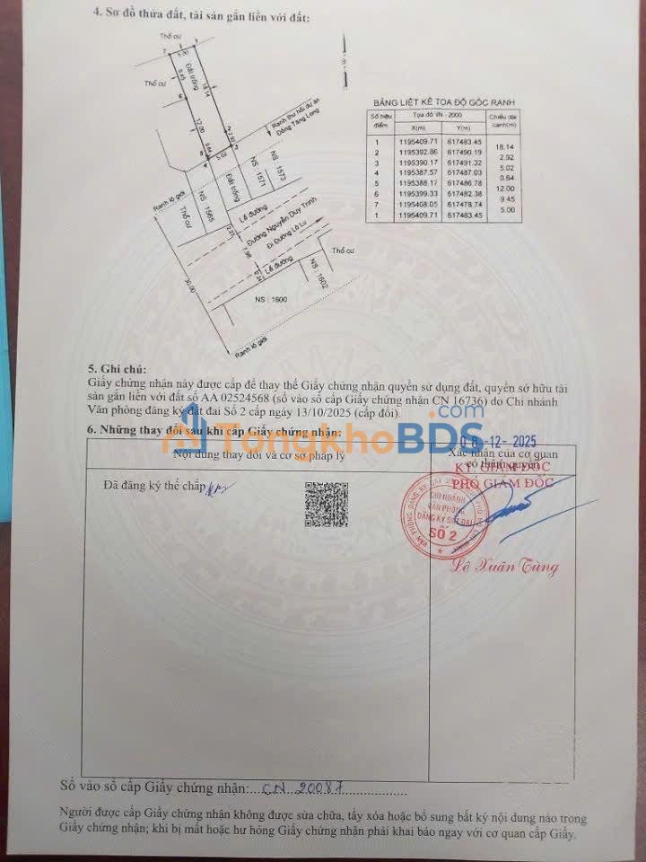 Bán đất MT Nguyên Nhân Duy Trinh, Quận 9 - 165m² Vuông vức, Giá 12 Tỷ