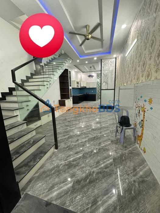 Nhà 2PN Sân Oto, Sân Thượng - P. Tân Bình, Dĩ An - 7 Triệu/Tháng