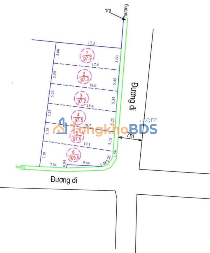 Đất nền 100m² Bắc Lý, Hiệp Hòa - Sổ hồng thổ cư, giá chỉ 1 tỷ