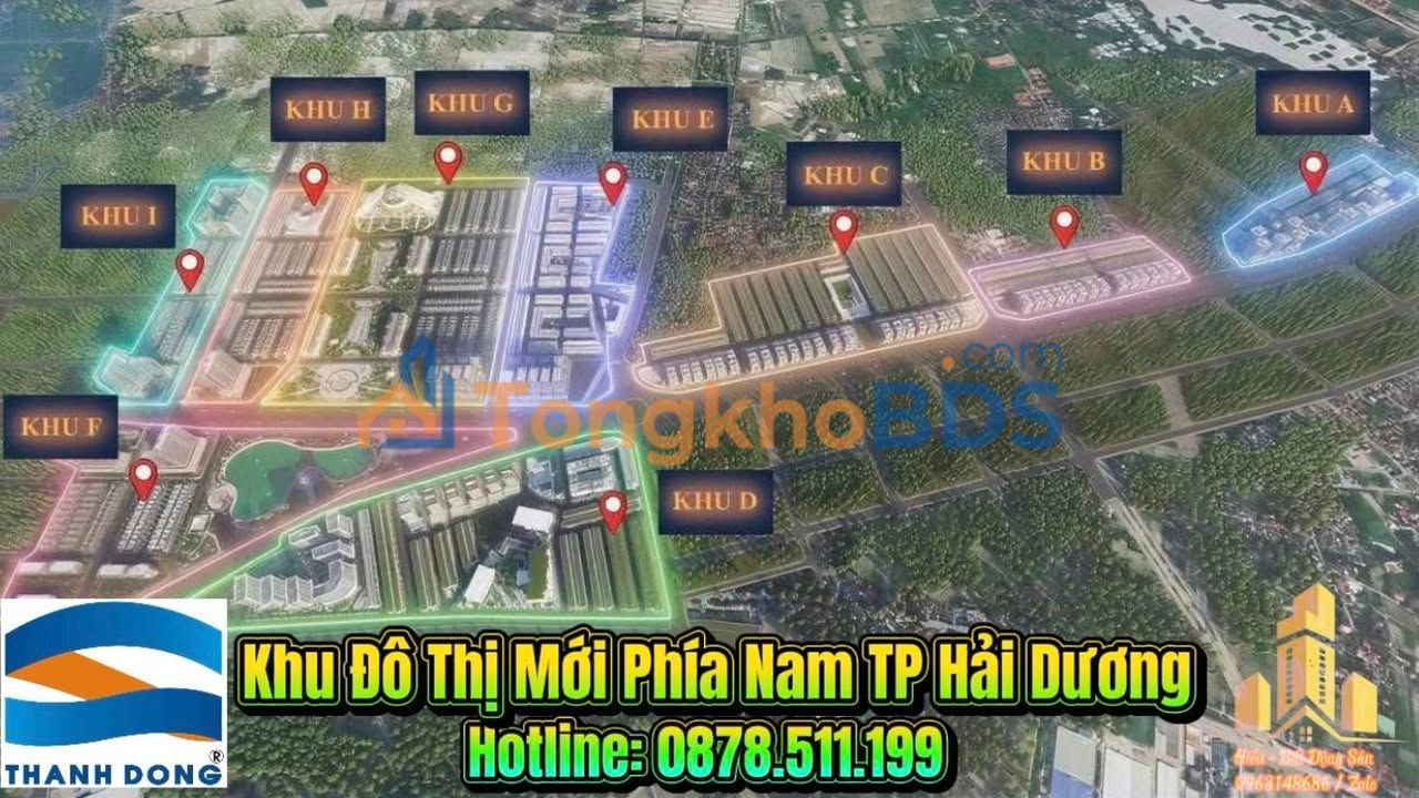 Đất nền KĐT Nam TP Hải Dương 72m² - Sổ đỏ sẵn sàng, giá đầu tư
