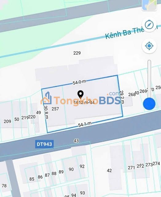 Đất Vọng Đông, Thoại Sơn 1600m² Mặt Tiền Sông & Tỉnh Lộ - Sẵn Sàng Xây Kho Xưởng