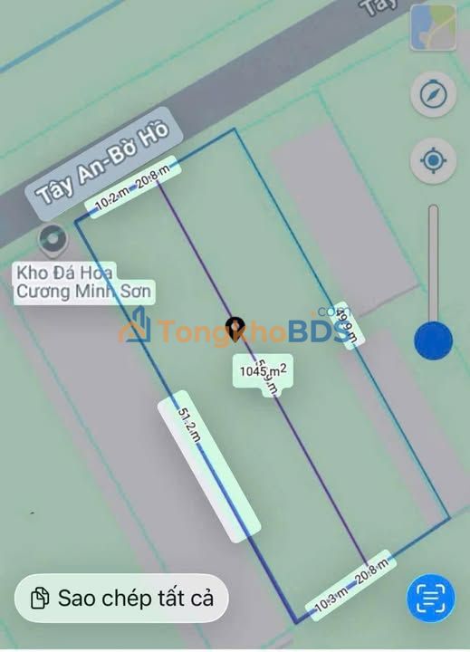 Bán Nền Đất 1000m² Mặt Tiền 20m Đường Tây An Bờ Hồ, Long Xuyên - Giá Thỏa Thuận