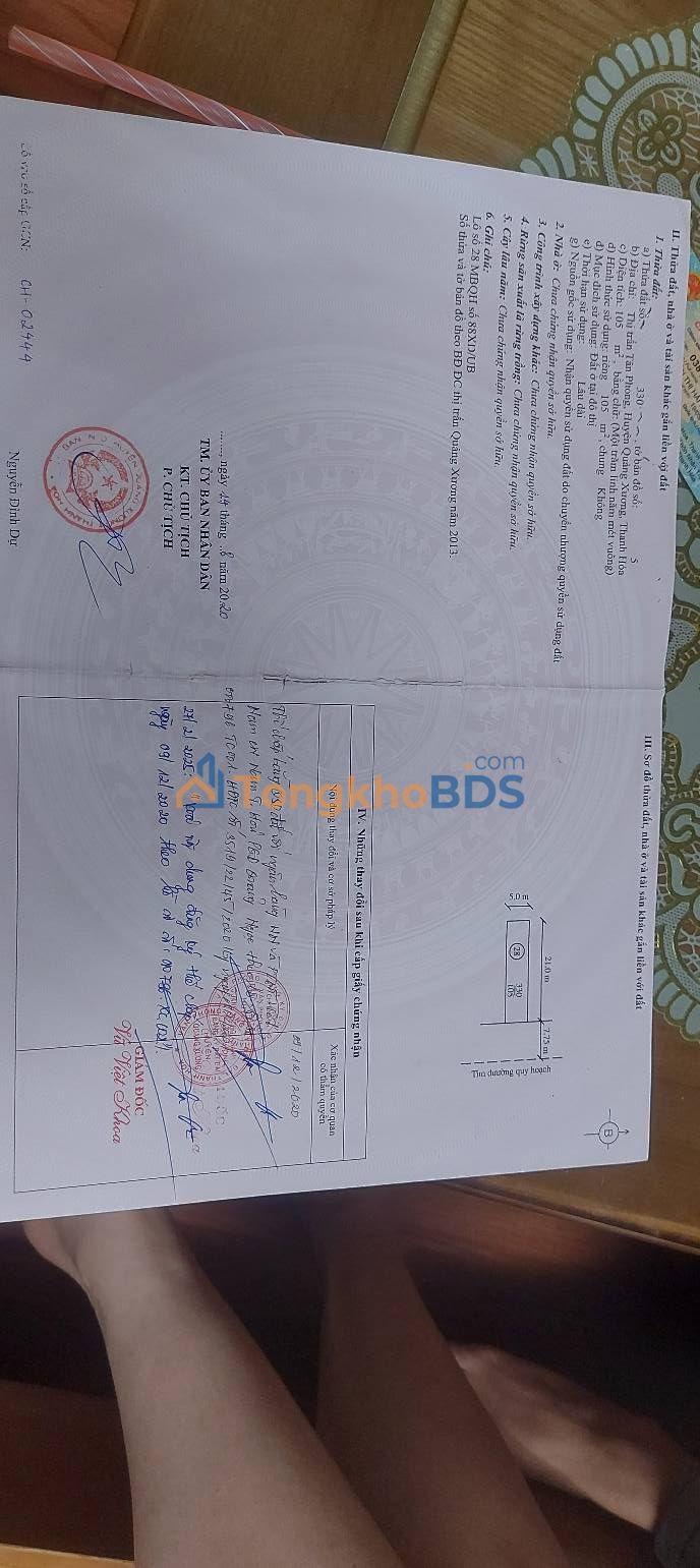 Đất Nền TT Tân Phong, Biên Hòa 105m² - Giá Chỉ 1.2 Tỷ, Sẵn Sàng An Cư