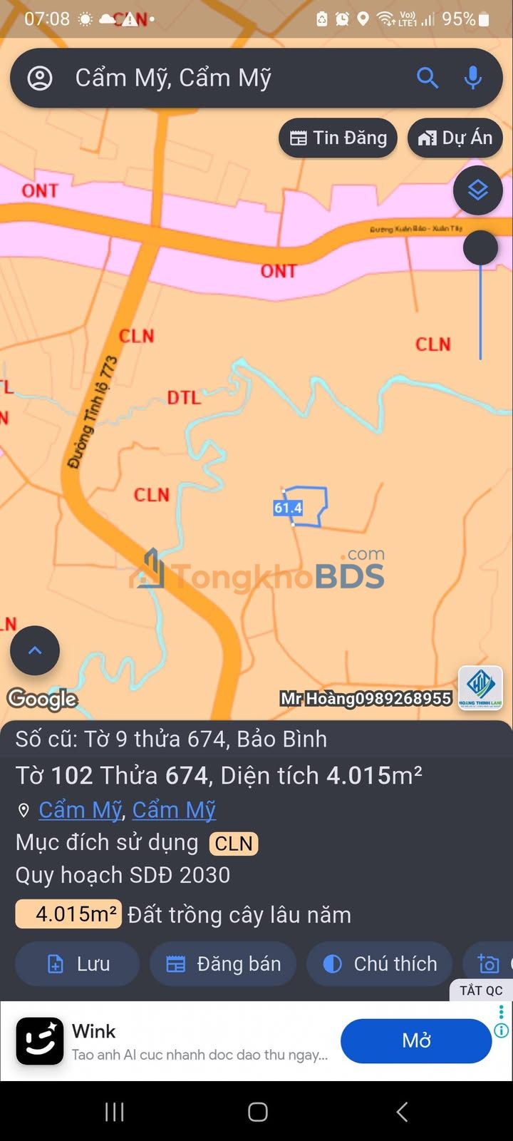 Đất Vườn 4000m² Cẩm Mỹ - Vườn Sầu Riêng Thái Giá Tốt