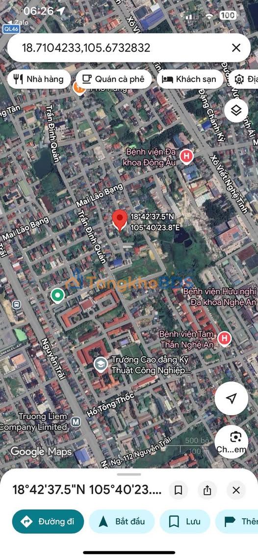 Bán Đất 58m² Phường Vinh Phú, TP Vinh - Giá 2.3 Tỷ, Sổ Đỏ Sẵn