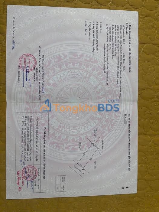 Bán Đất Đồng Xuân 1, Trường Thọ, An Lão (66m²) Giá 1 Tỷ - Ô Tô Tận Nơi