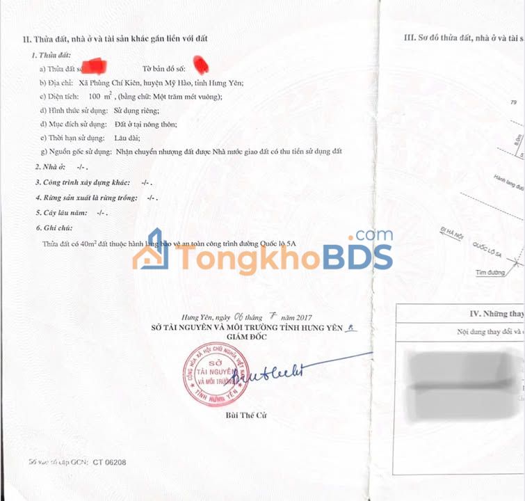 Bán Đất Nền Mặt QL5A Mỹ Hào Hưng Yên 100m² Tặng Xưởng - Kinh Doanh Đỉnh Cao