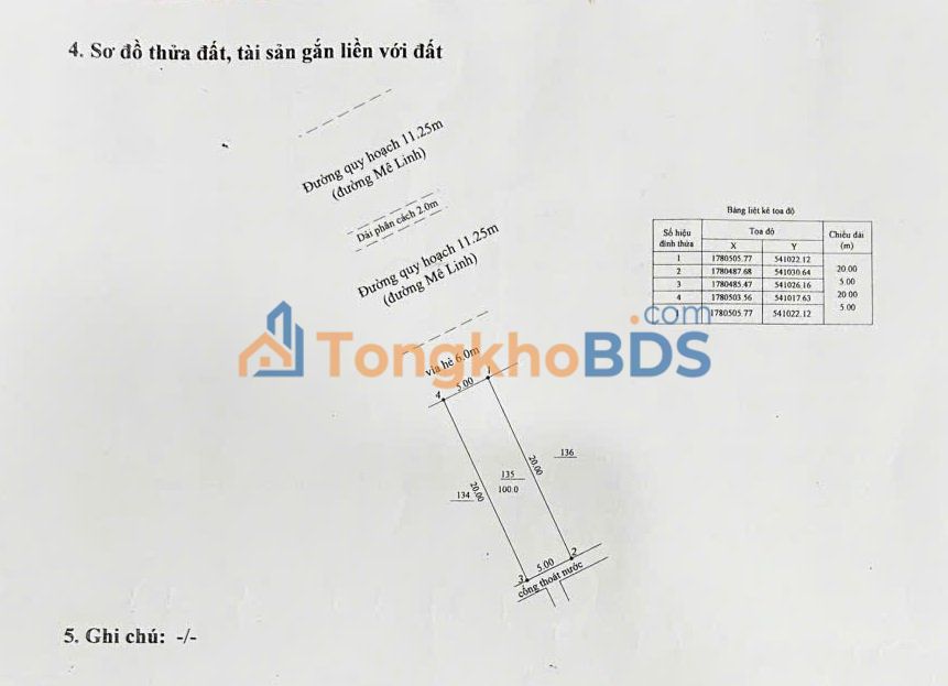 Đất Mặt Tiền Mê Linh, Liên Chiểu, Đà Nẵng - 100m² Hướng Tây Bắc - Giá Thương Lượng