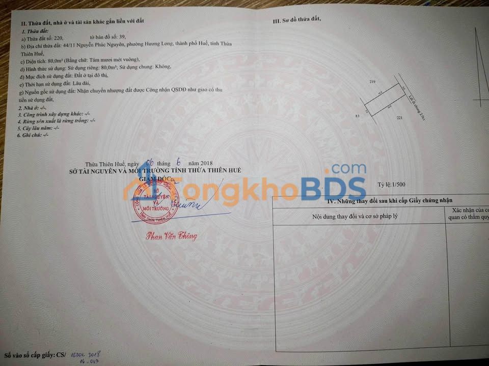 Đất 80m² Kim Long, Huế - Giá Đầu Tư Chỉ 1.5 Tỷ