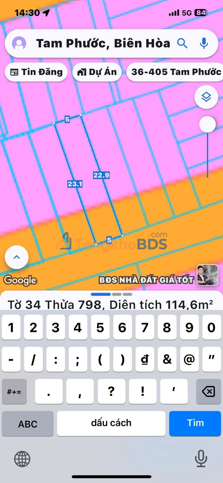 Đất nền Tam Phước Biên Hòa 119m² 1.5 tỷ - Đất thổ cư 100%