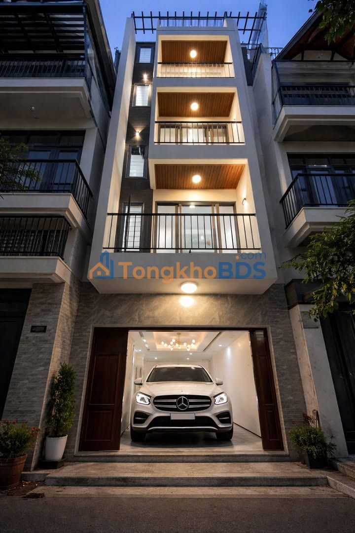 Nhà 5 Tầng An Khánh 40m² - Ô Tô Vào Nhà - Cạnh Thiên Đường Bảo Sơn