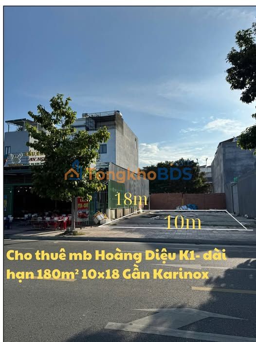 Mặt bằng Kinh doanh Mặt tiền Hoàng Diệu, Phan Rang - 180m², Hướng Đông