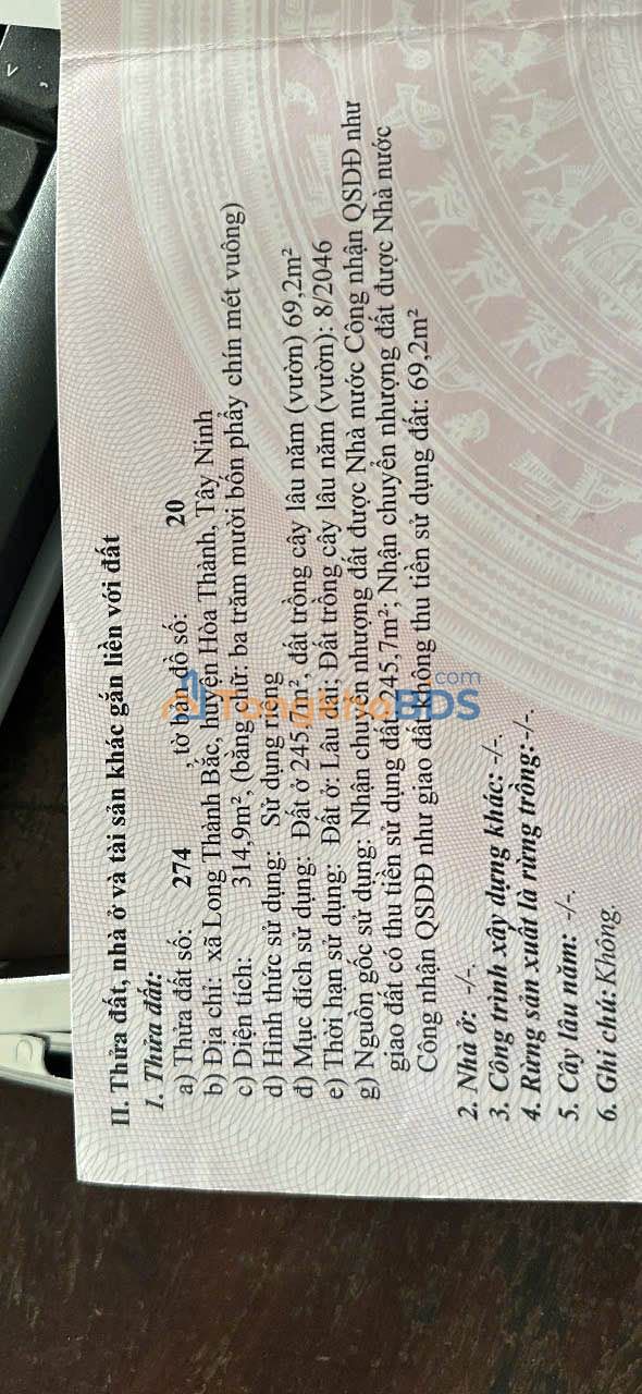 Mặt bằng 2 mặt tiền Trần Phú, Tây Ninh 315m² - Sẵn sàng kinh doanh