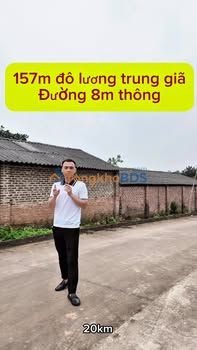 Đất thổ cư Sóc Sơn 157m² - Trục chính đường 8m giá chỉ 900 triệu