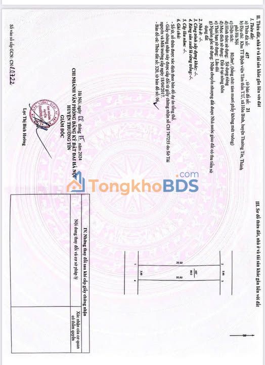 Nhà Xã Tân Triều 80m² - Oto Tránh, Ngõ Thông - Giá Nhỉnh 7 Tỷ