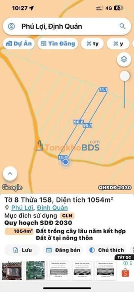 Đất Vườn Mít Phú Lợi 3600m² - Giá 325 Triệu, Ô Tô Tới Nơi