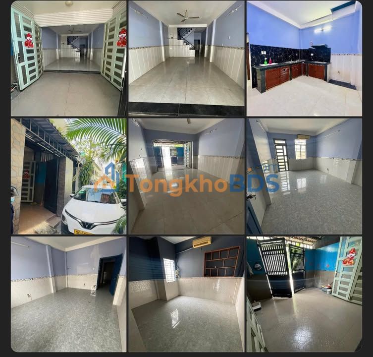 Nhà nguyên căn hẻm 102 Lê Văn Thọ P11 64m² 14.5tr - Ô tô vào nhà