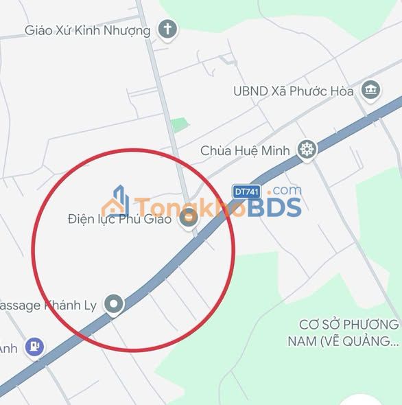 Đất nền Phú Giáo 100m² mặt tiền DT741, giá 4.x tỷ - Cơ hội đầu tư sinh lời