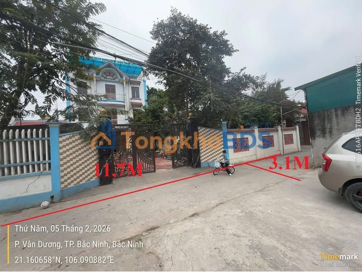 Đất Nền 359m² Mặt Tiền Rộng 11.7m Phường Vân Dương, TP. Bắc Ninh - Sổ Đỏ Sẵn Sàng