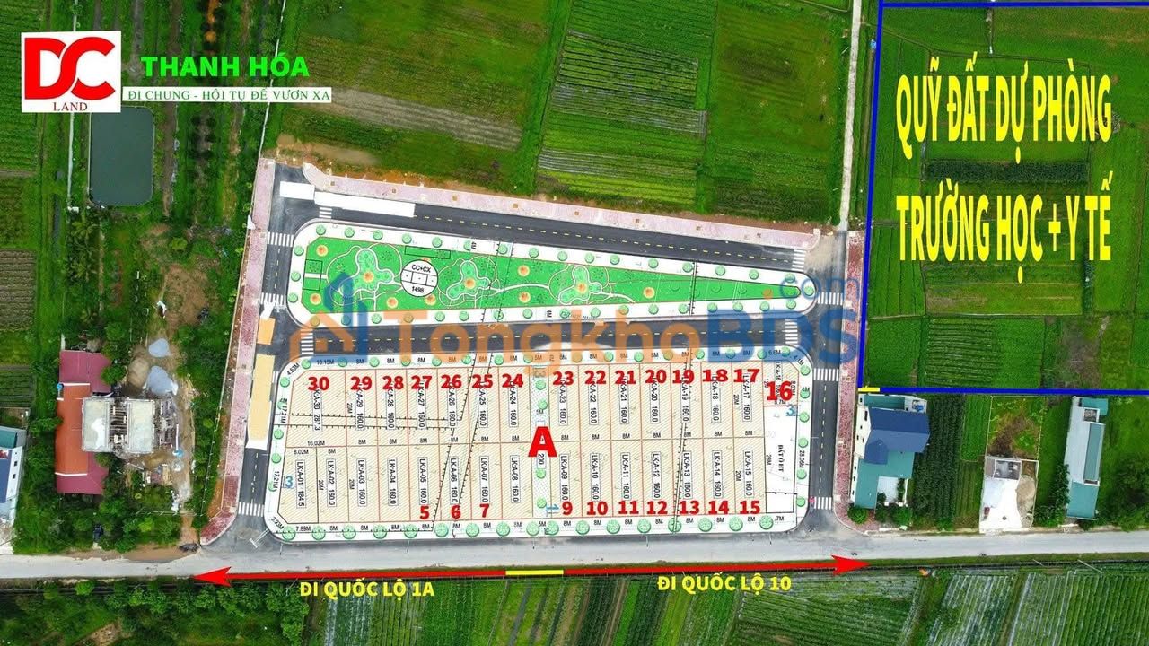 Đất nền Hậu Lộc 160m² - Mặt tiền 8m - Giá tốt nhất thị trường