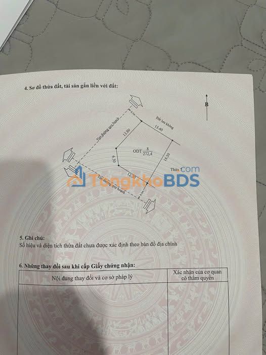 Đất Lô Góc Bình Minh Mộc Châu 272.4m² - 3 Mặt Tiền Rộng 5 Tỷ