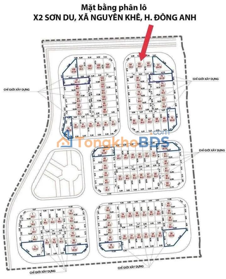 Đất đấu giá X2 Phúc Thịnh 80m² - Sổ đỏ sẵn sàng giao dịch