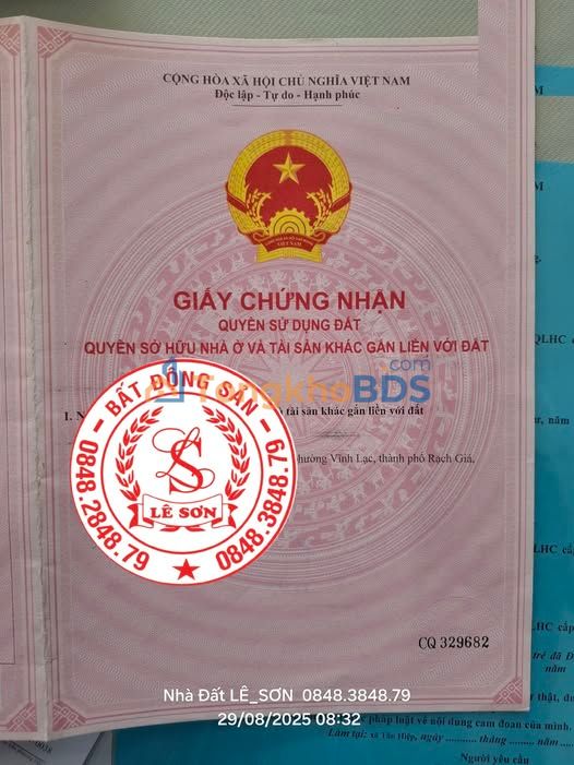 Bán Nền Xã Định An, Gò Quao, Kiên Giang - 1965m² Đất Vườn, Chính Chủ