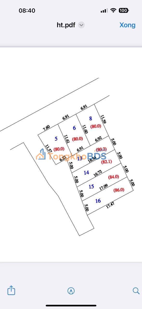 Bán đất Lô Góc 80m² Phú Xuyên - Sẵn Sổ Hồng