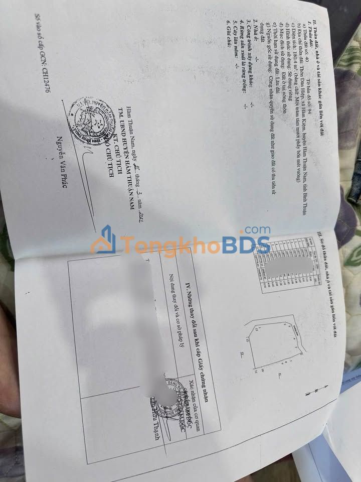 Nhà riêng Hàm Kiệm 180m² giá 1,1 tỷ - Giá tốt hiếm có