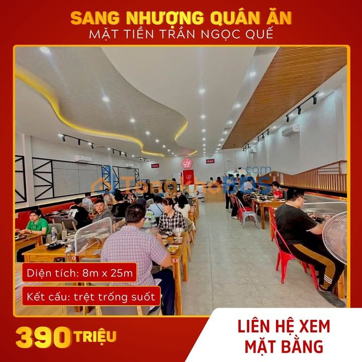 Sang Nhượng Mặt Bằng Kinh Doanh 200m² Trần Ngọc Quế, Cần Thơ - Sẵn Sàng Khai Thác F&B