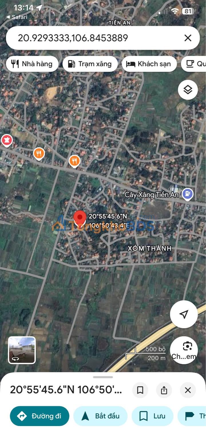 Đất thổ cư 68.8m² Quảng Yên - Ngõ ô tô, giá tốt đầu tư