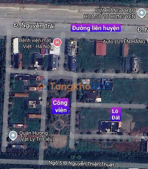 Đất biệt thự 247.5m² mặt tiền 15m Hưng Yên - Sổ đỏ sẵn sàng giao dịch