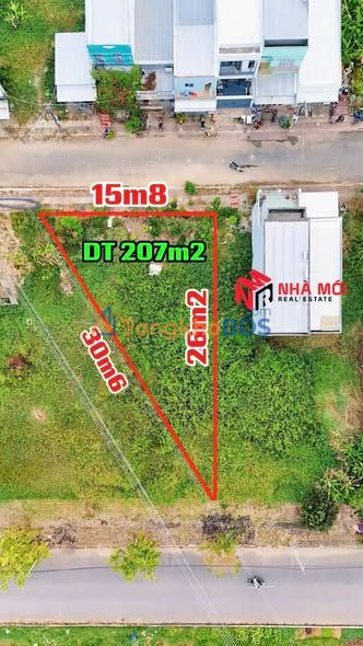 Đất Vườn 207m² 3 Mặt Tiền, Cà Mau - Giá Tốt 1.15 Tỷ