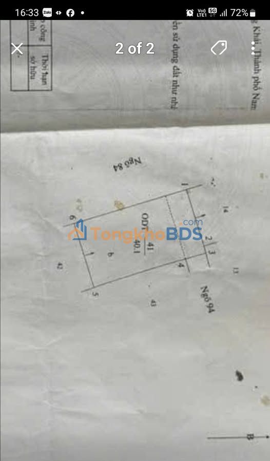 Nhà 41m² Trần Quang Khải, Nam Định - Vị Trí Đẹp, Giá 1.29 Tỷ