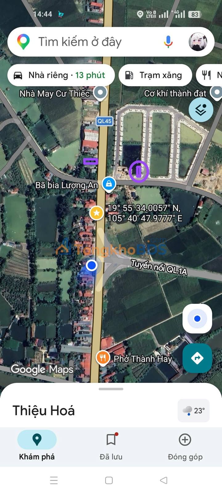 Đất đấu giá Yên Định 105m² - Sổ đỏ rõ ràng, giá chỉ 1.2 tỷ