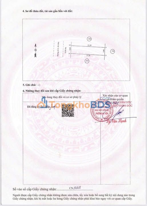Đất Thổ Cư 107.5m² Hà Tiên - Giá 460 Triệu, Ngân Hàng Hỗ Trợ