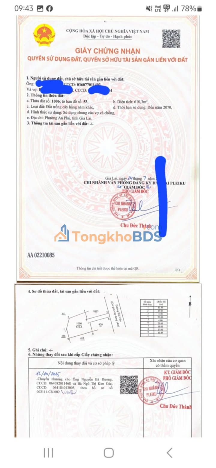 Bán Gấp Đất View Ruộng Mặt Tiền Bùi Viện, Pleiku - 2000m²