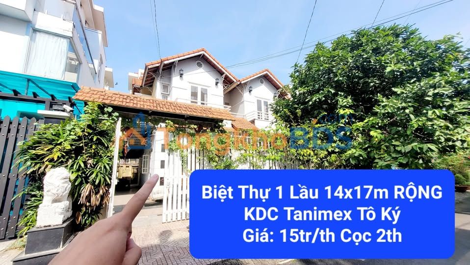 Cho thuê Biệt thự 238m² Hóc Môn - 15 Triệu/tháng - KDC Tanimex Tô Ký