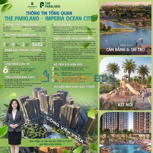 Căn Hộ The Parkland Imperia Ocean City 220m² - Sống Nhịp Phố Xanh