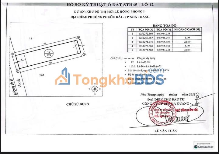 Bán Đất Đường Số 37 KDT Hà Quang 1 - Nha Trang 110m² Hướng Tây - Giá 8.47 Tỷ