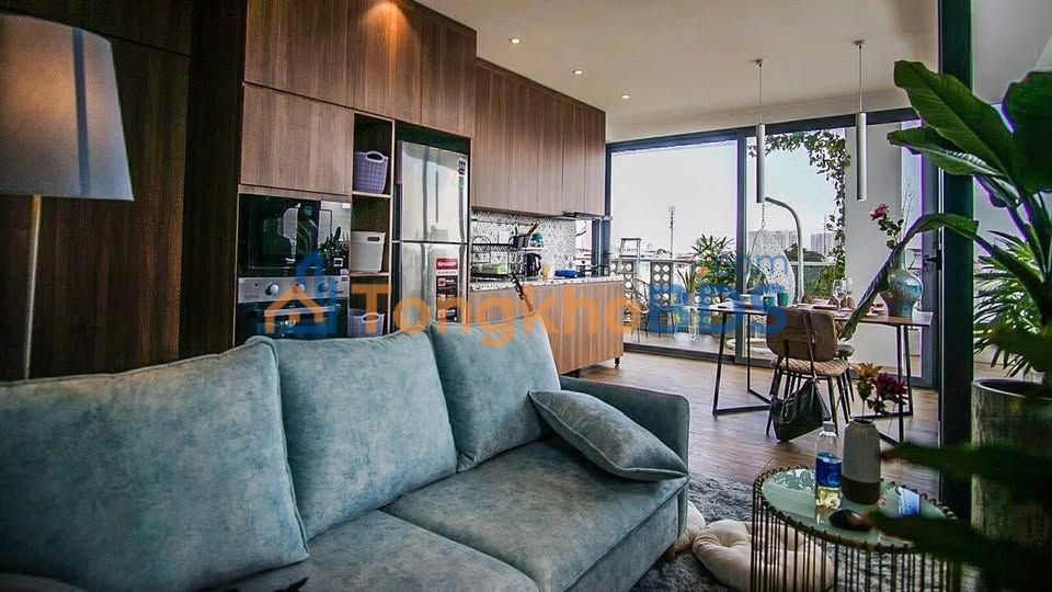 Penthouse 1PN Nguyễn Thị Định, Q2 - Ban công xanh mát, giá 25 triệu/tháng
