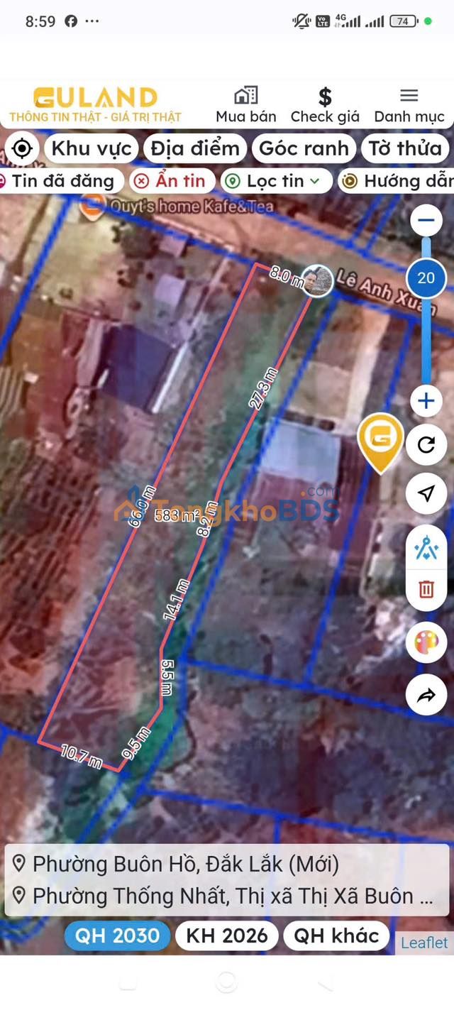 Bán Đất Buôn Hồ 880m² Nở Hậu - Sổ Đỏ Vuông Vắn, Giá Thỏa Thuận