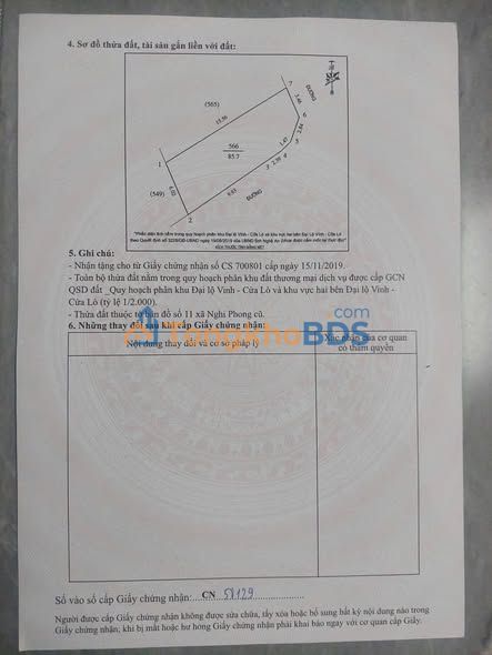 Đất nền Nghi Phong Nghi Lộc 85,7m² giá 2 tỷ - Tiềm năng tăng giá