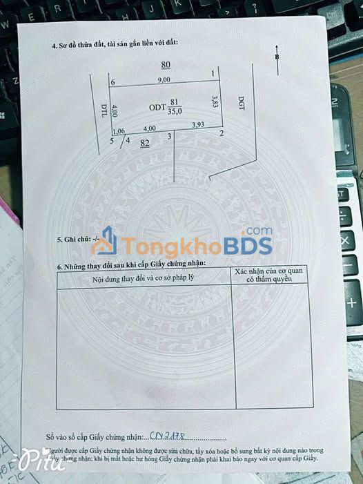 Bán Đất Tặng Nhà Cấp 4 Quang Trung, 35m² Hướng Đông - Sổ Đỏ Sẵn Sàng