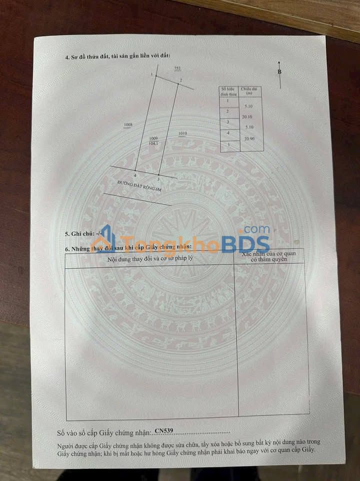 Đất thổ cư 102m² Đắk Hà, Kon Tum - Sổ hồng sẵn, giá 250 triệu