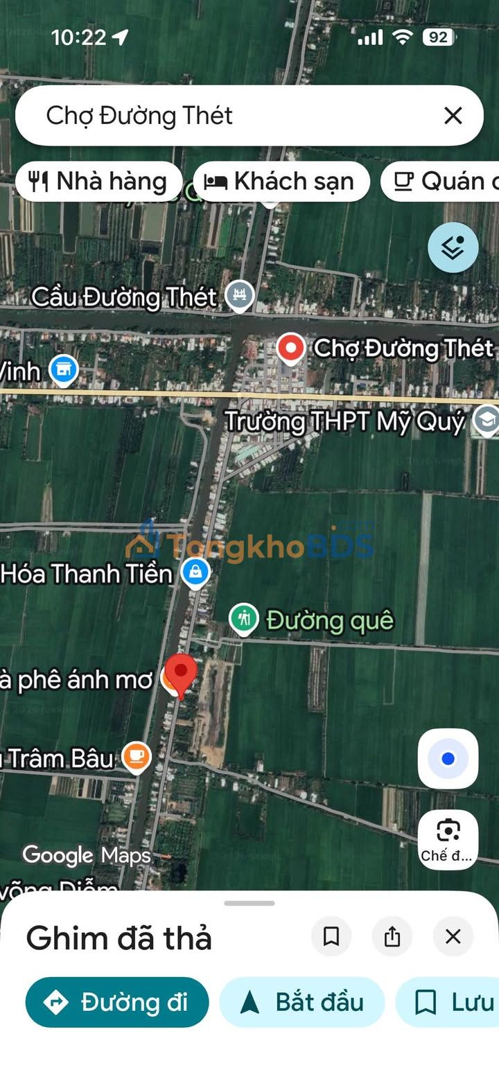 Bán Gấp Đất Mặt Tiền Chợ Thét, Đồng Tháp - 432m², 1.4 Tỷ