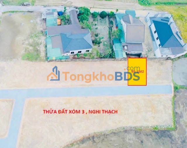 Đất thổ cư Nghi Thạch 95m² - Ô tô vào tận nơi, giá chỉ 9xx triệu
