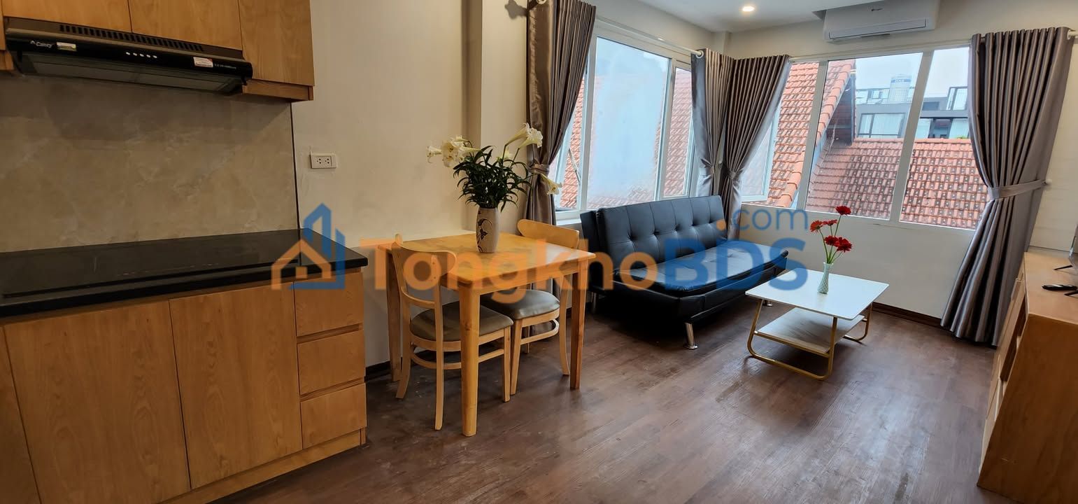Căn hộ 1PN 50m² Tô Ngọc Văn, Tây Hồ - Giá 7.8 triệu, Nội thất đủ